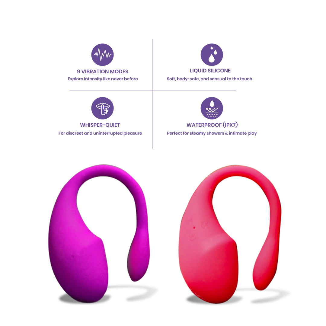 AQUALUST Mobile App Vibrator, Quick-glide