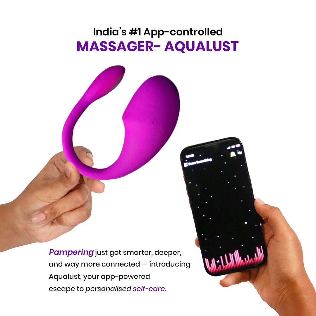 AQUALUST Mobile App Vibrator, Quick-glide